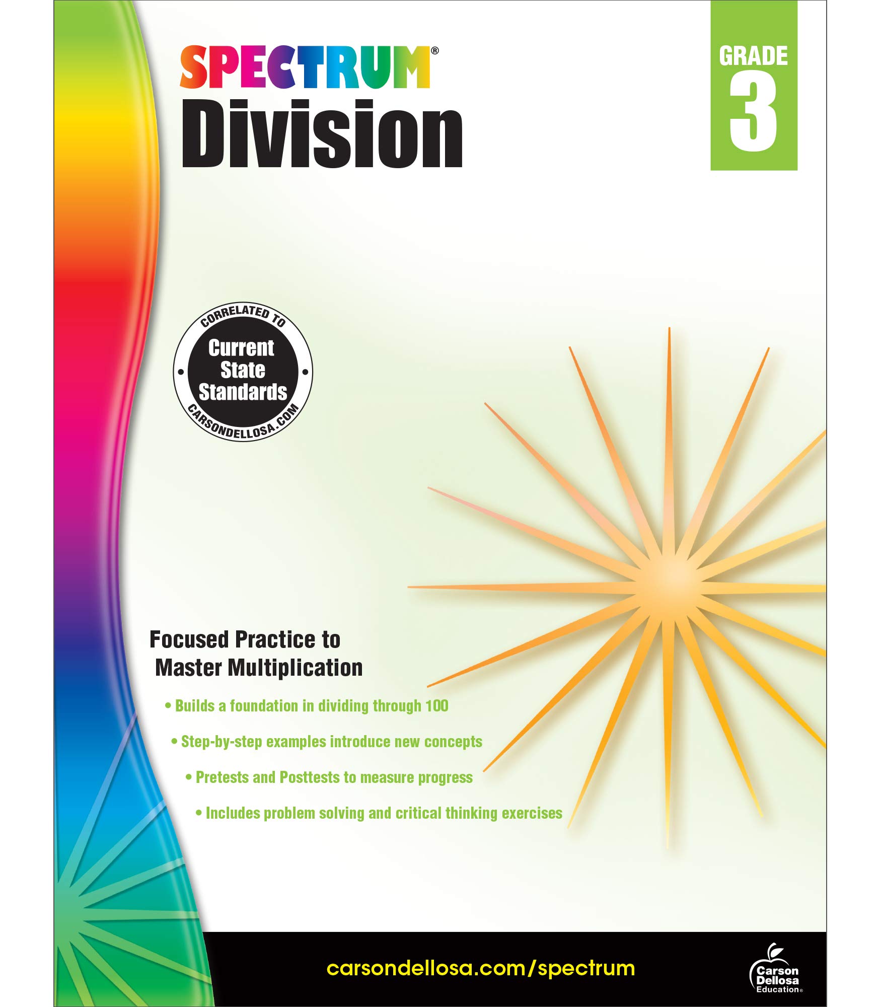 Algopix Similar Product 19 - Spectrum Grade 3 Division Workbook3rd
