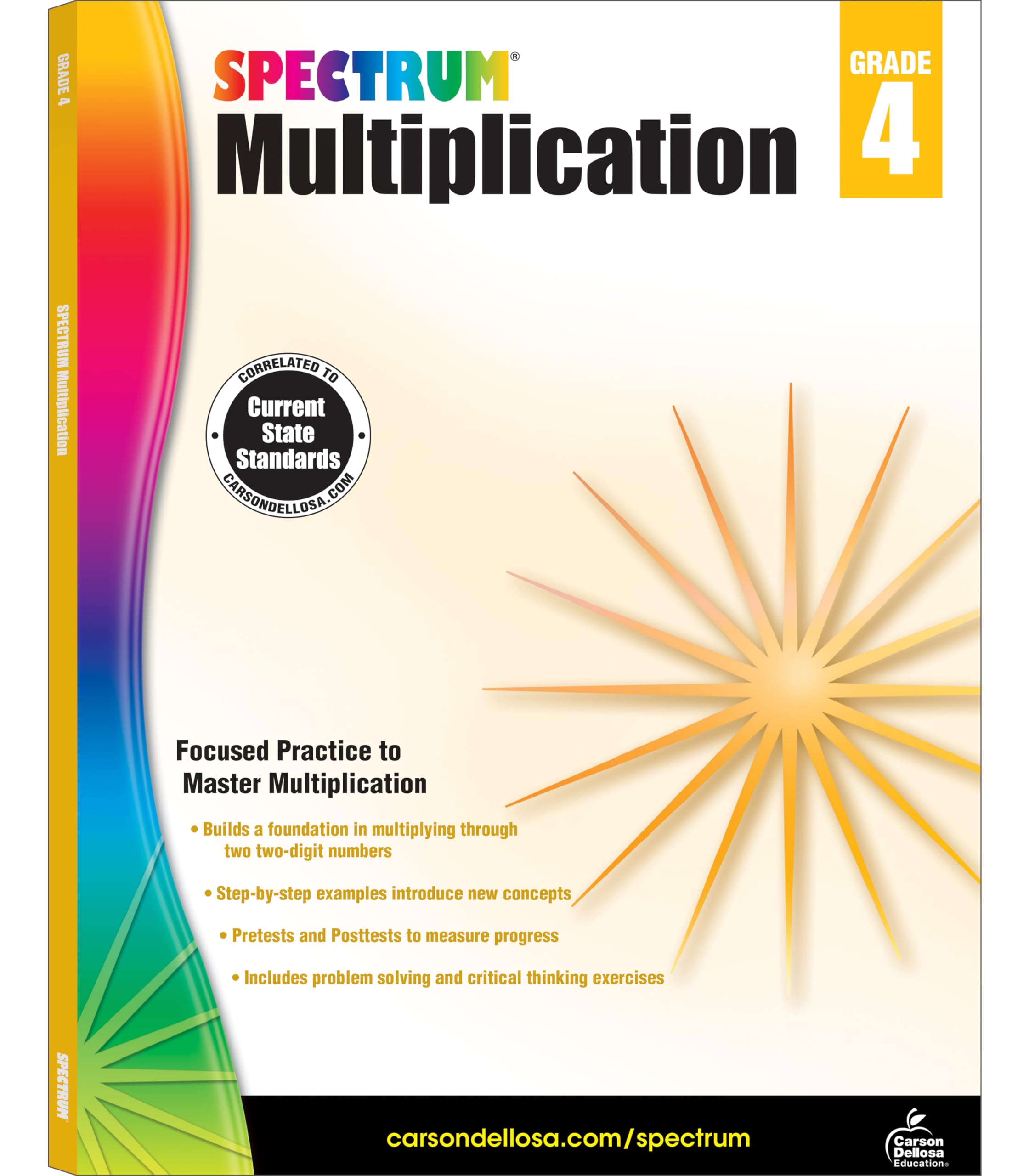 Algopix Similar Product 7 - Spectrum 4th Grade Math Multiplication