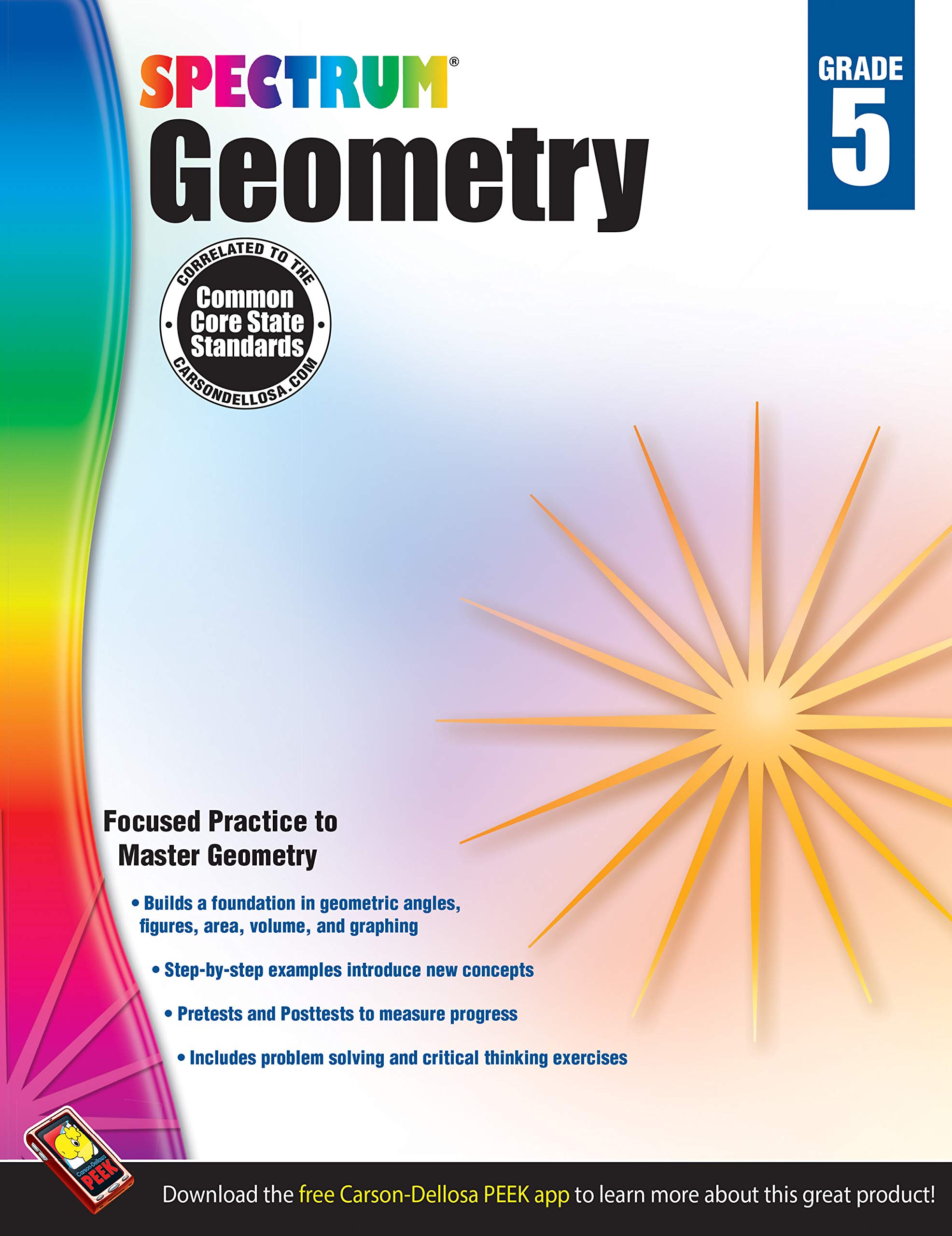 Algopix Similar Product 15 - Spectrum - Geometry Workbook, Grade 5
