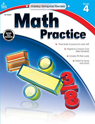 Algopix Similar Product 14 - Math Practice, Grade 4 (Kelley Wingate)
