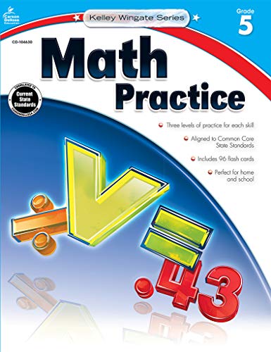 Algopix Similar Product 9 - Math Practice, Grade 5 (Kelley Wingate)