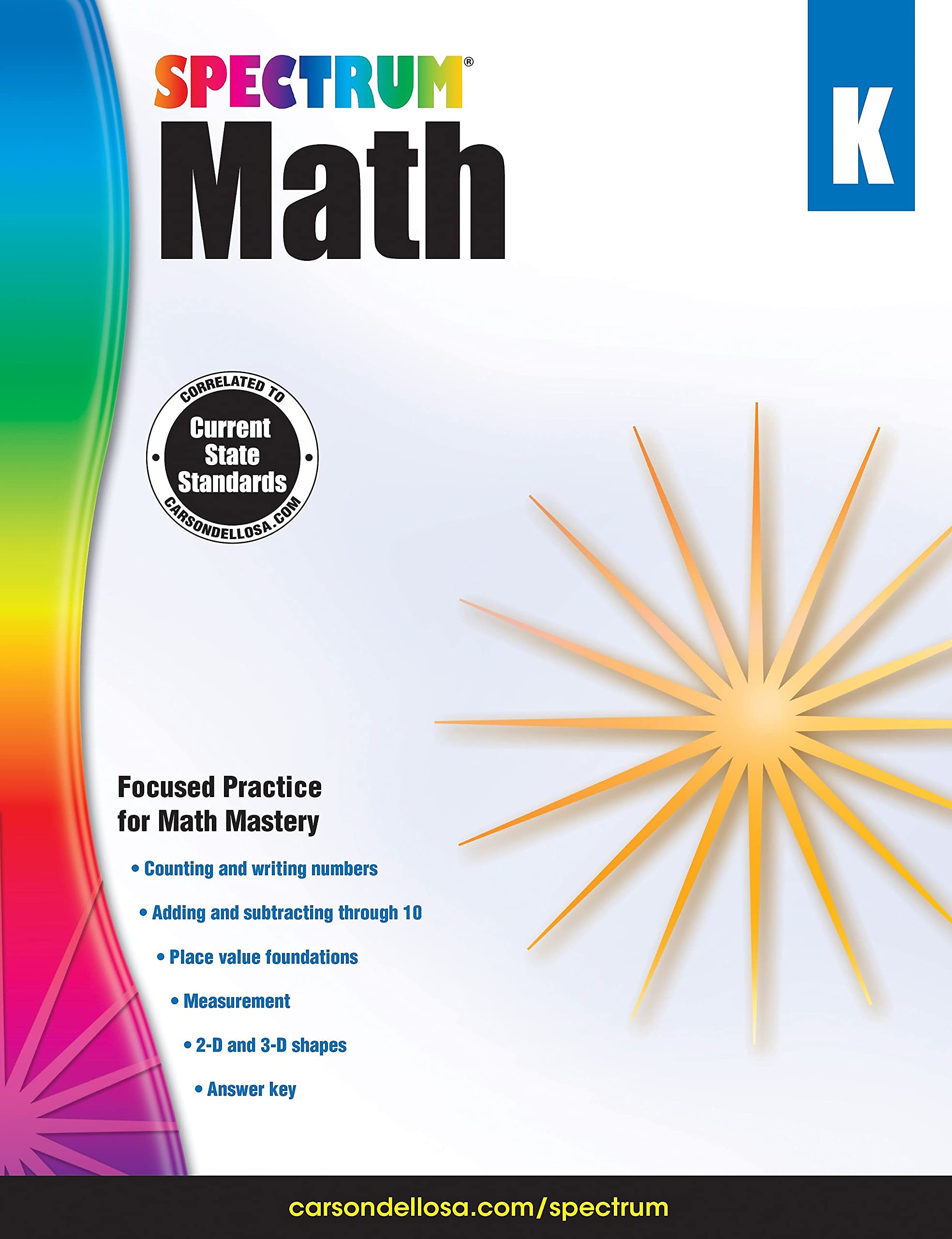 Algopix Similar Product 16 - Spectrum Kindergarten Math Workbooks