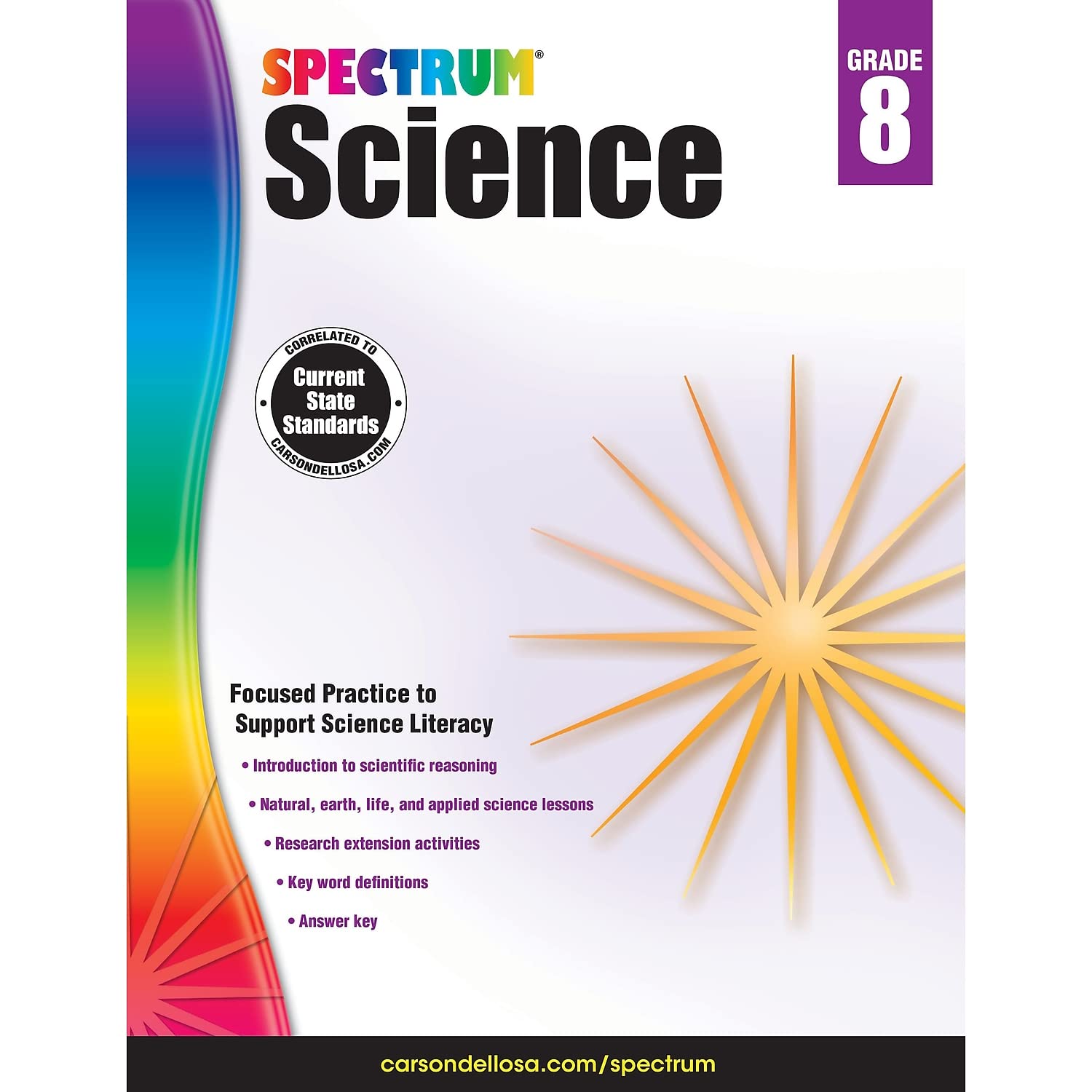 Algopix Similar Product 16 - Spectrum 8th Grade Science Workbooks