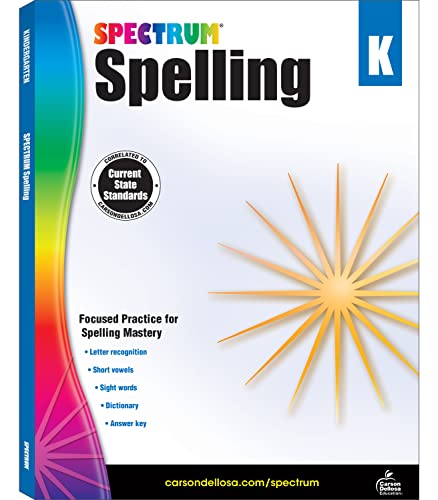 Algopix Similar Product 15 - Spectrum Spelling Kindergarten
