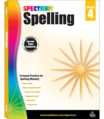 Algopix Similar Product 20 - Spectrum Spelling Workbook Grade 4