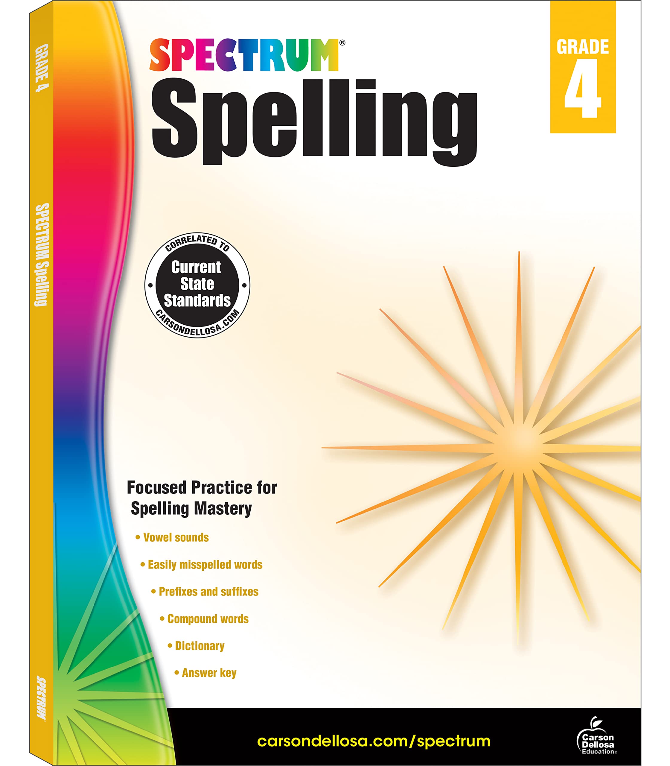 Algopix Similar Product 18 - Spectrum Spelling Workbook Grade 4