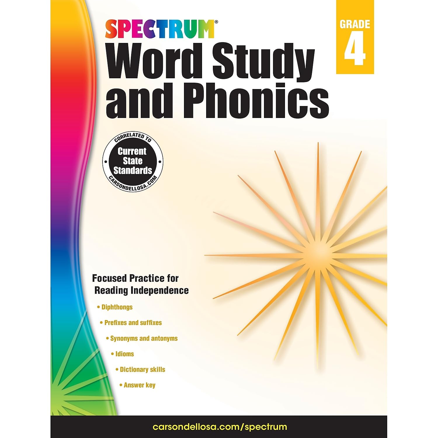 Algopix Similar Product 2 - Spectrum Grade 4 Word Study and Phonics