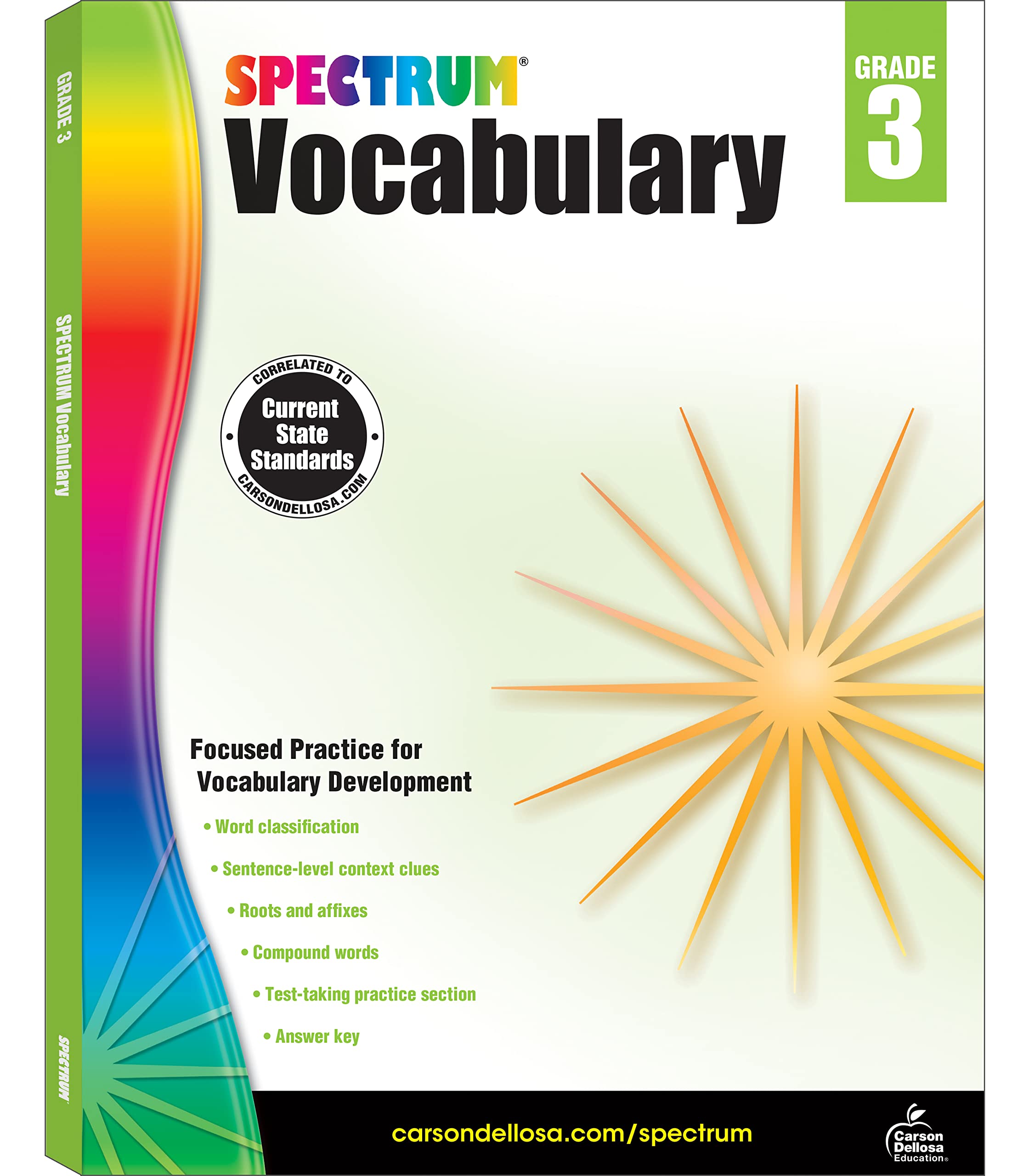Algopix Similar Product 10 - Spectrum 3rd Grade Vocabulary