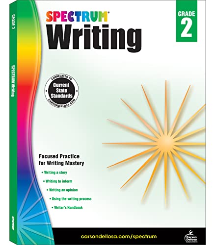 Algopix Similar Product 2 - Spectrum Writing Workbook Grade 2 Ages