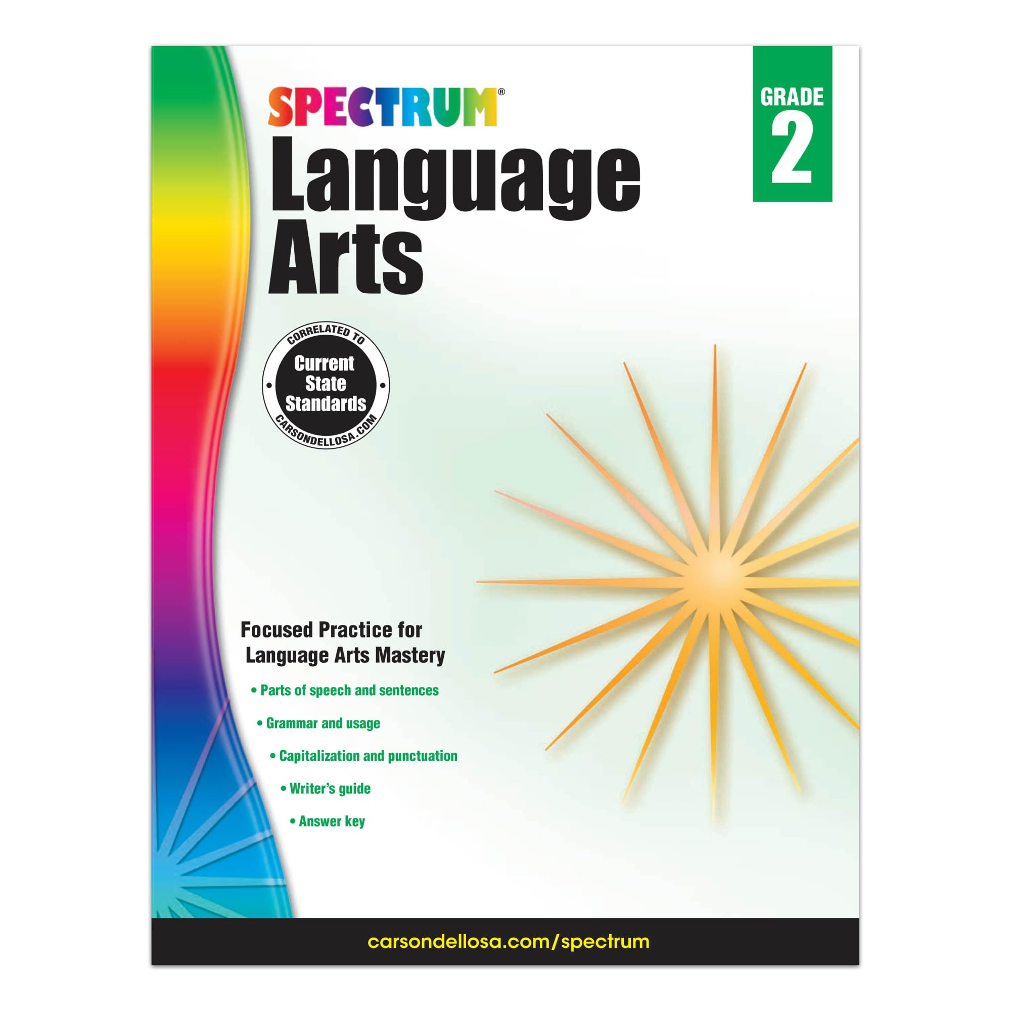 Algopix Similar Product 5 - Spectrum Language Arts Grade 2 Ages 7