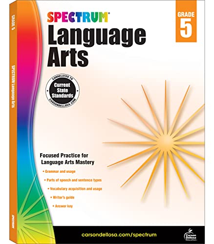 Algopix Similar Product 18 - Spectrum 5th Grade Language Arts