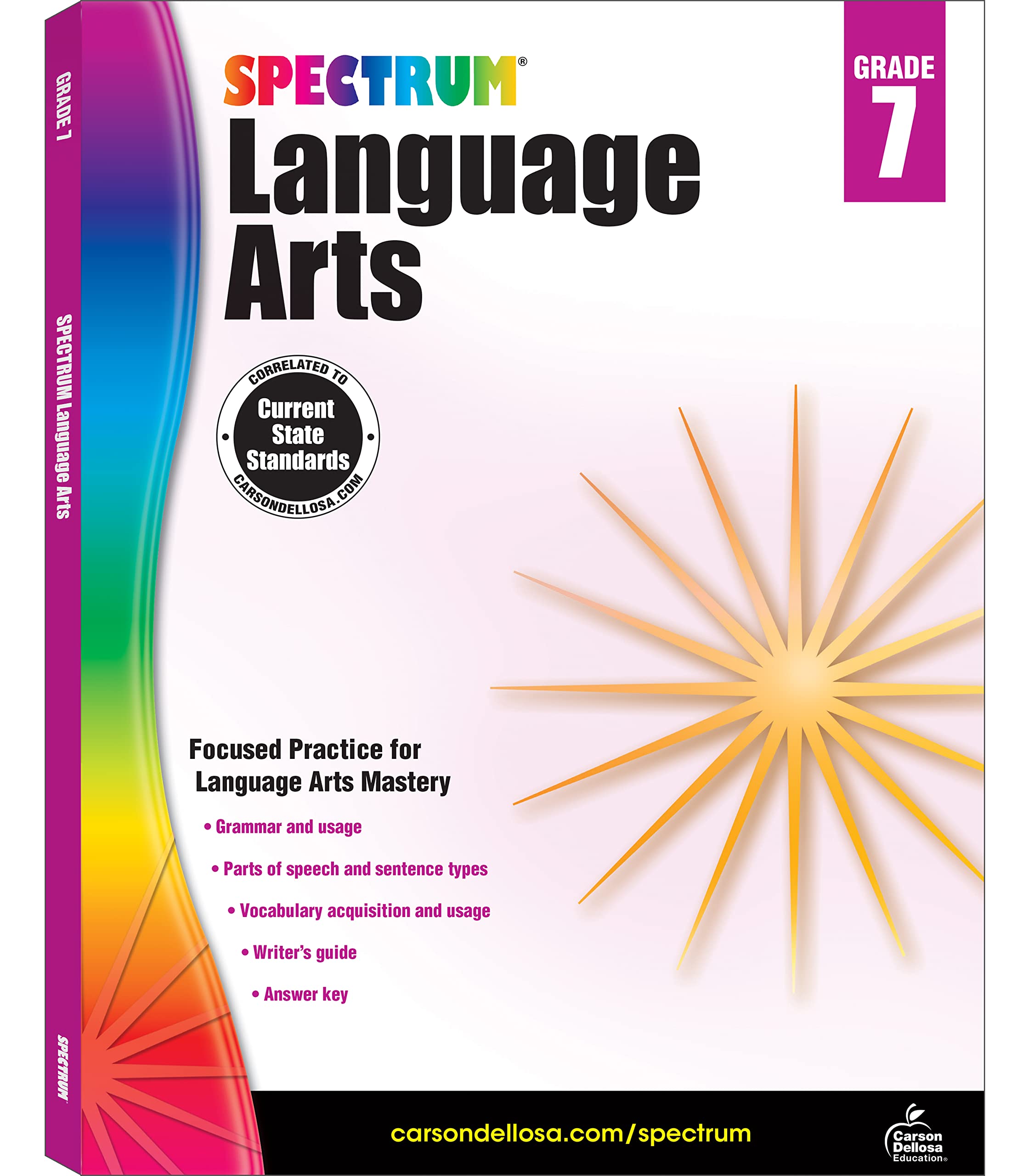 Algopix Similar Product 14 - Spectrum Grade 7 Language Arts