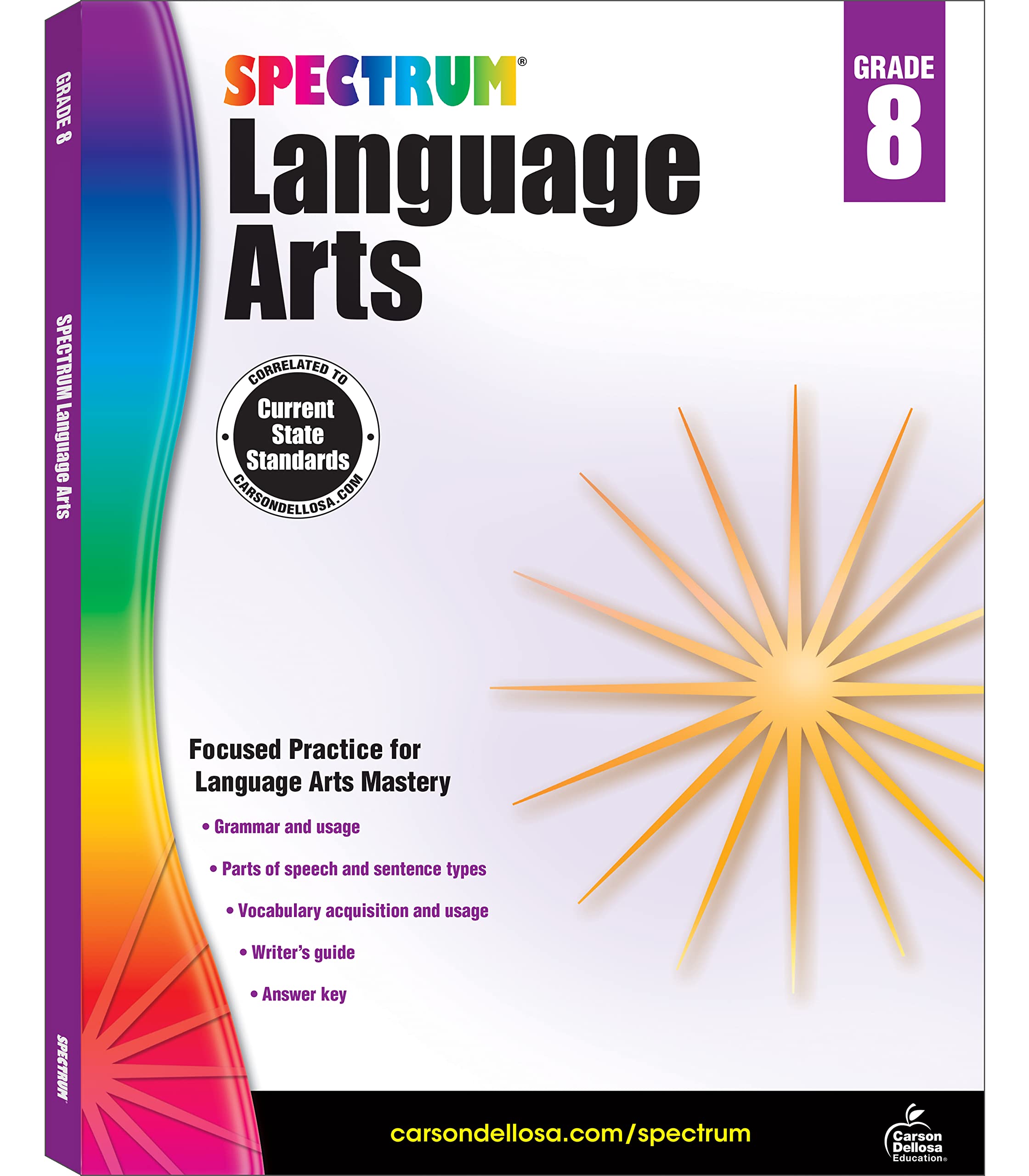 Algopix Similar Product 13 - Spectrum 8th Grade Language Arts