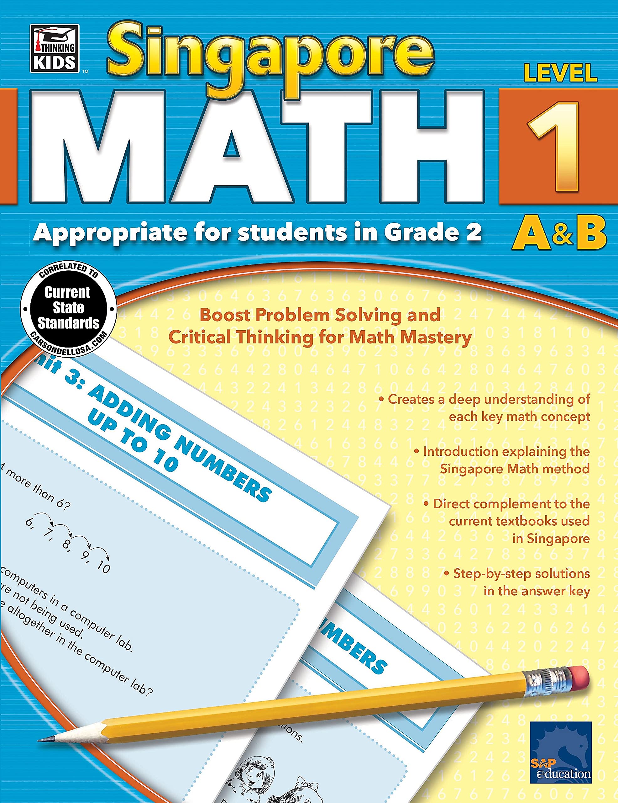 Algopix Similar Product 10 - Singapore Math 2nd Grade Math Workbook