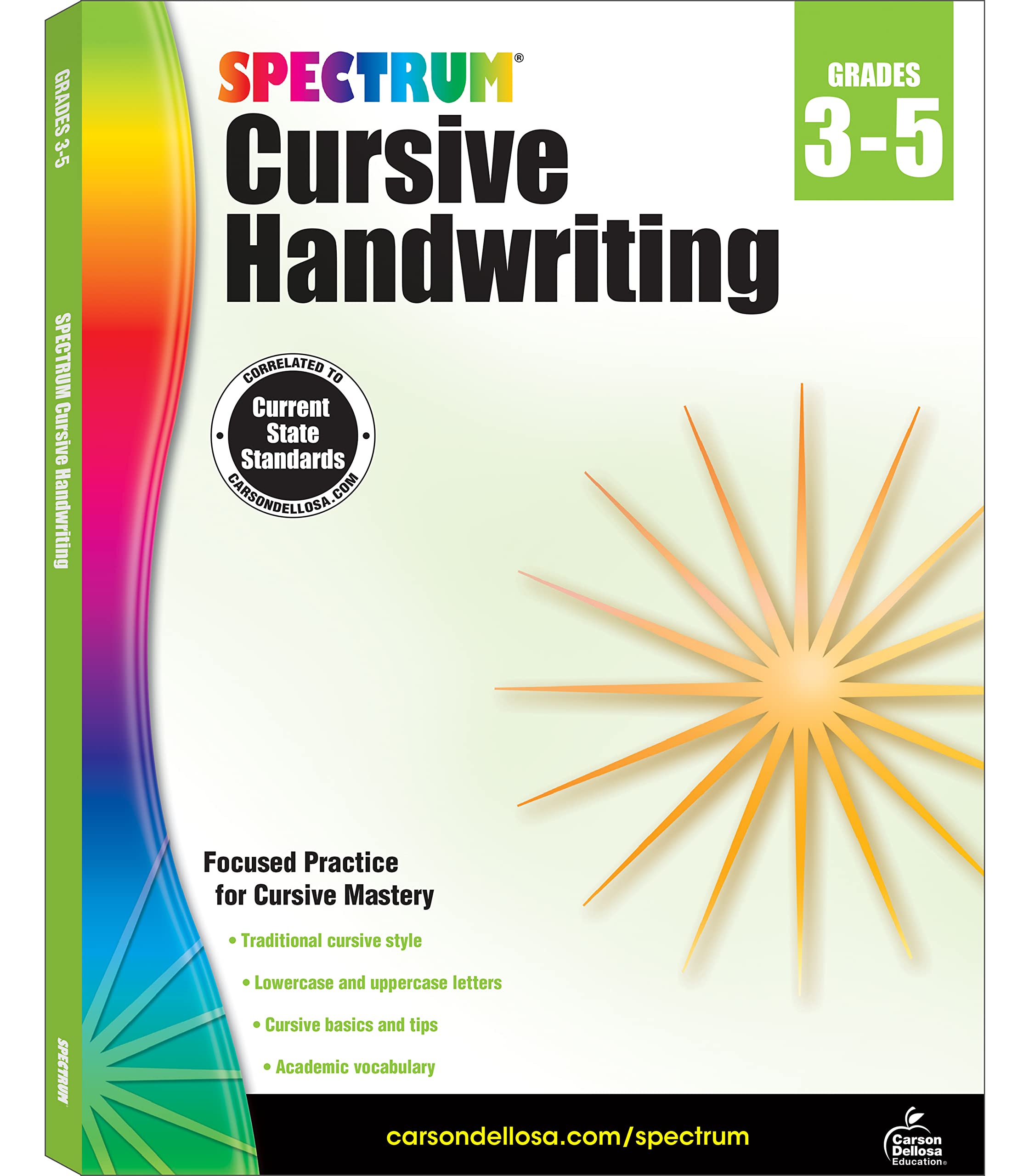 Algopix Similar Product 15 - Spectrum Grades 35 Cursive Handwriting