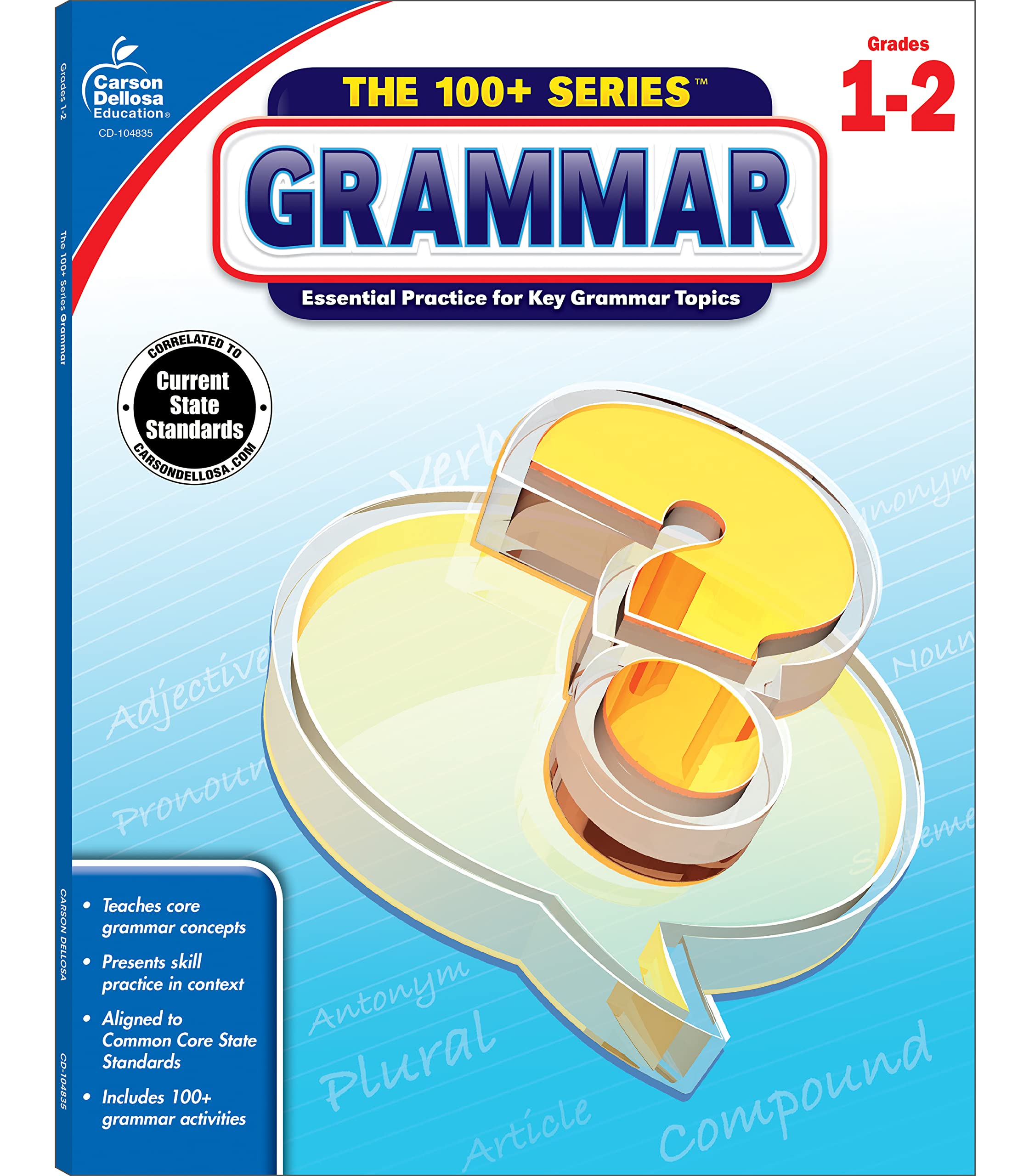 Algopix Similar Product 2 - Grammar, Grades 1 - 2 (The 100+ Series™)