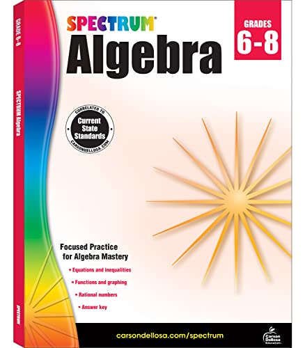 Algopix Similar Product 14 - Spectrum Algebra 1 Workbook Ages