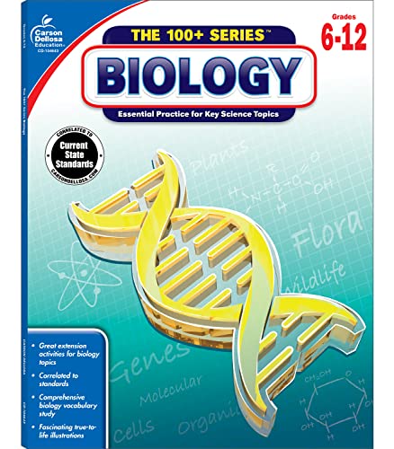 Algopix Similar Product 7 - Carson Dellosa The 100 Series Biology