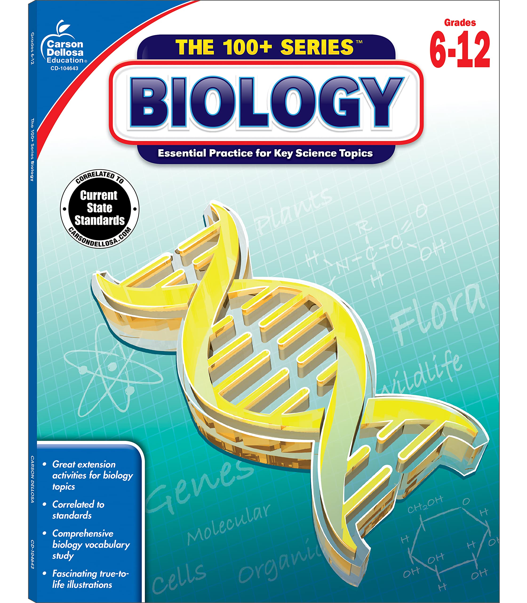 Algopix Similar Product 18 - Carson Dellosa The 100 Series Biology