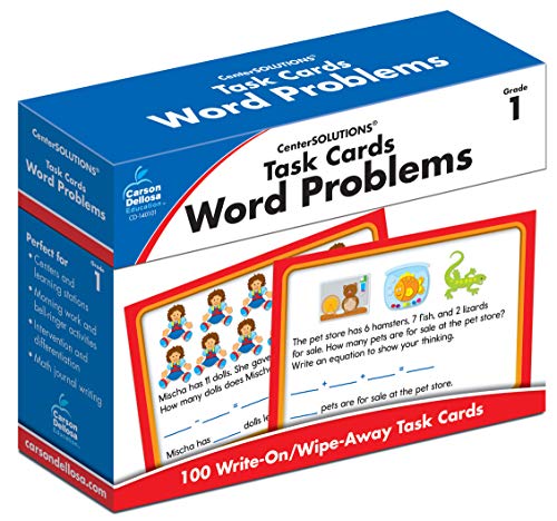 Algopix Similar Product 5 - Task Cards: Word Problems, Grade 1