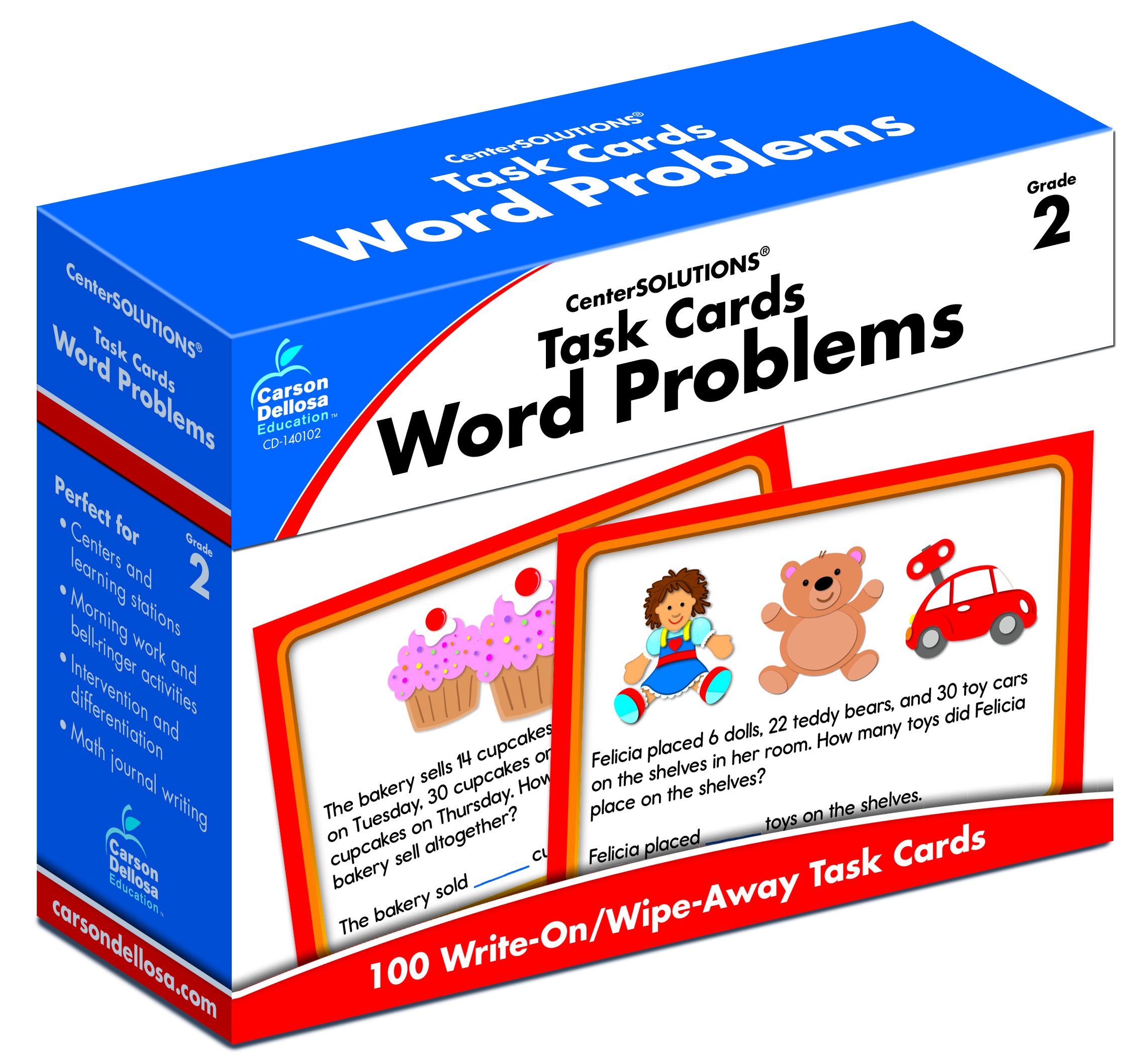 Algopix Similar Product 5 - Task Cards - Word Problems, Grade 2