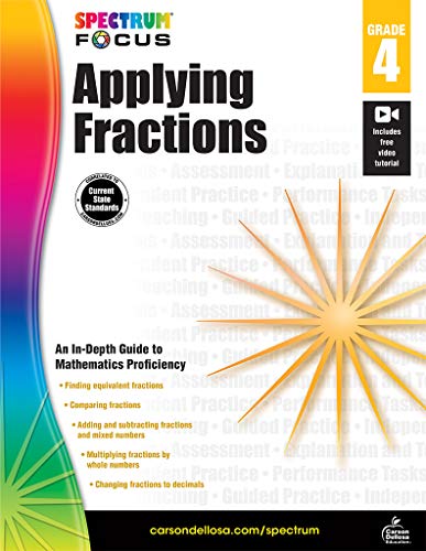 Algopix Similar Product 14 - Spectrum  Applying Fractions Grade 4