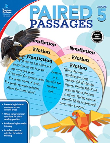 Algopix Similar Product 20 - Carson Dellosa Paired Passages Grade 5