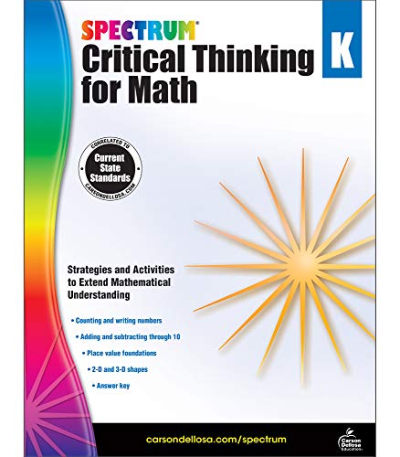 Algopix Similar Product 6 - Spectrum  Critical Thinking for Math