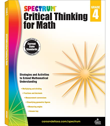 Algopix Similar Product 5 - Spectrum Grade 4 Critical Thinking for
