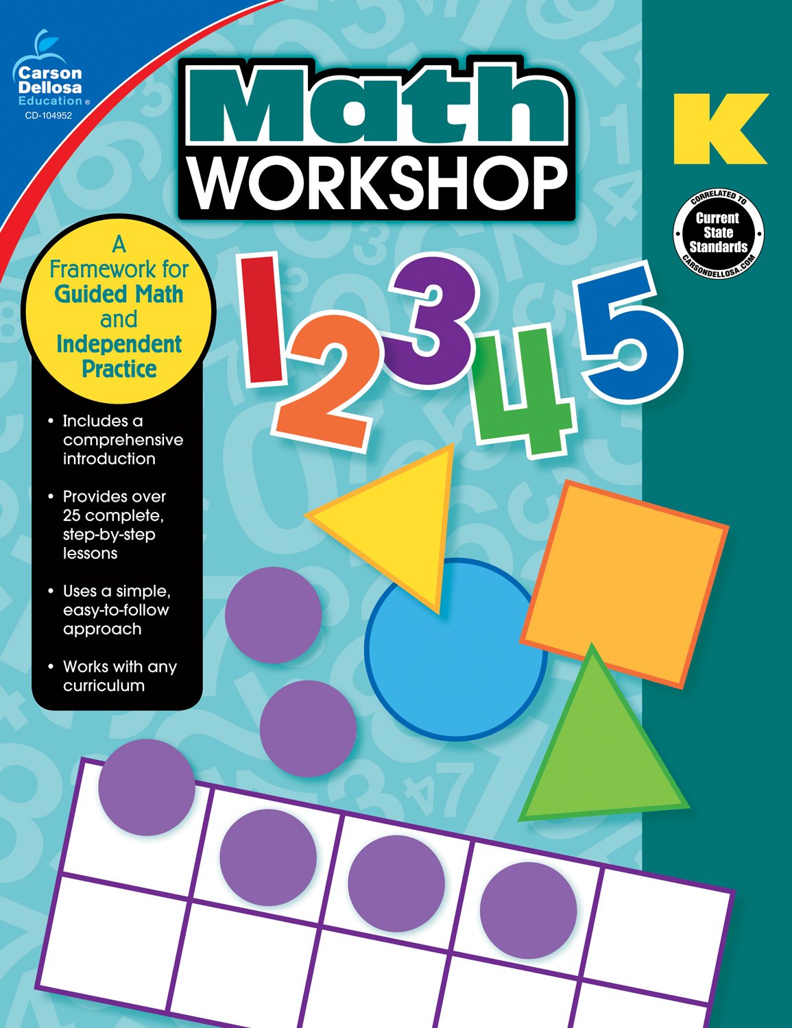 Algopix Similar Product 17 - CarsonDellosa Math Workshop Resource