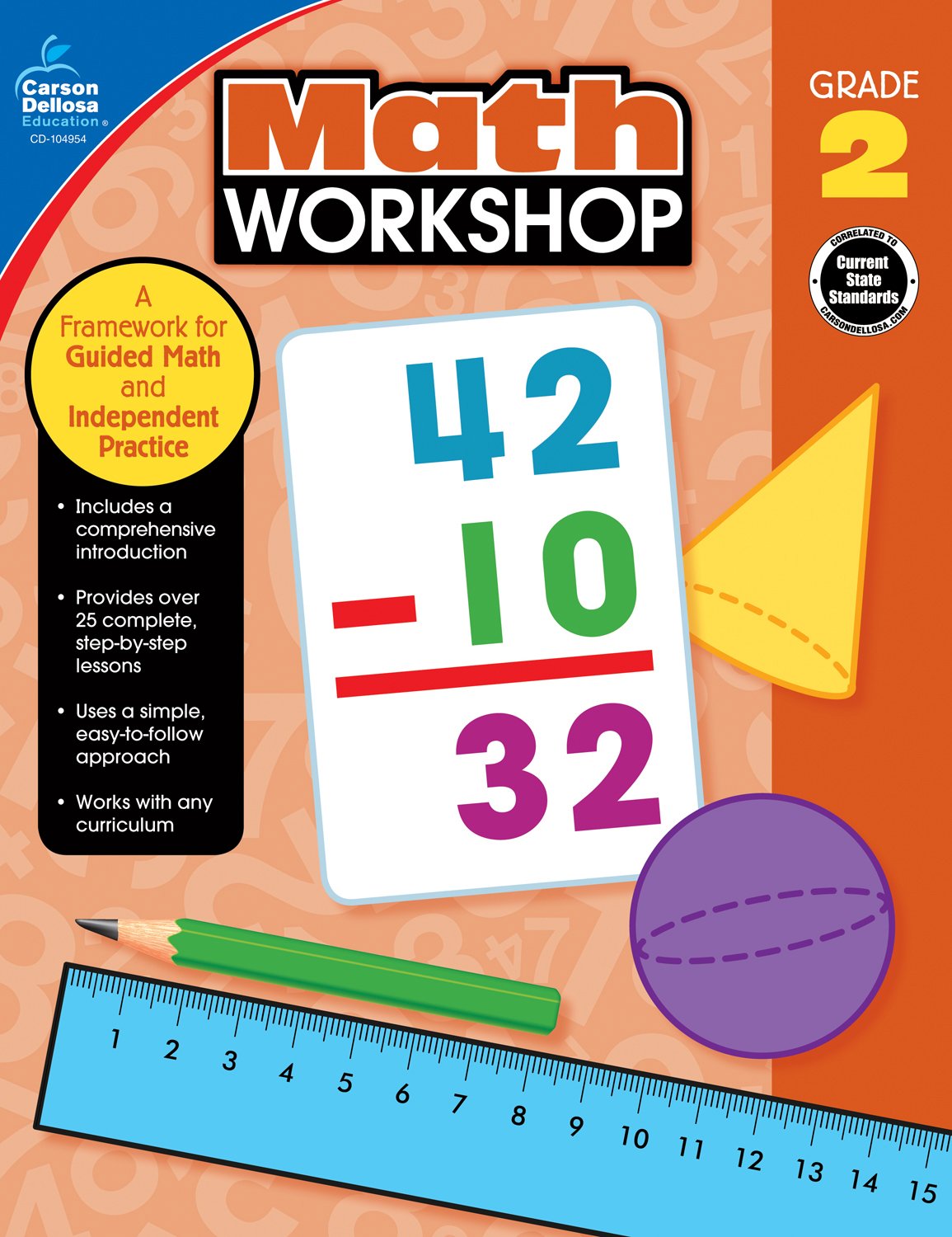 Algopix Similar Product 2 - CarsonDellosa Math Workshop Resource