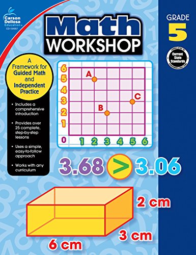 Algopix Similar Product 7 - CarsonDellosa Math Workshop Resource