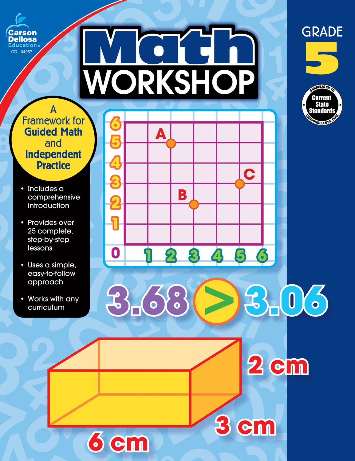Algopix Similar Product 8 - CarsonDellosa Math Workshop Resource
