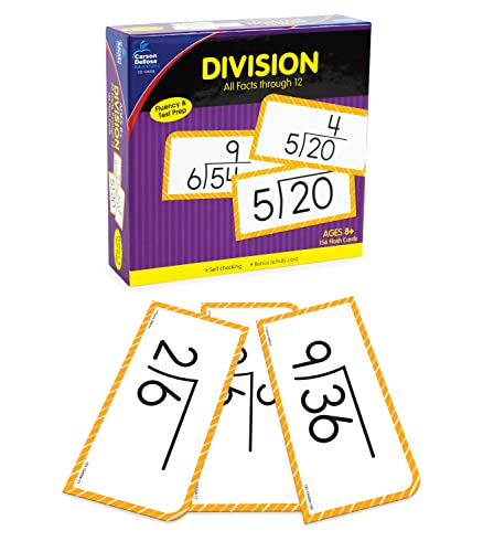 Algopix Similar Product 13 - Carson Dellosa Division Flash Cards