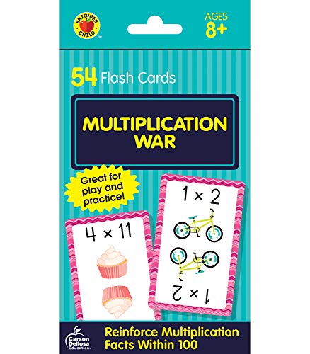 Algopix Similar Product 4 - Carson Dellosa  Multiplication War