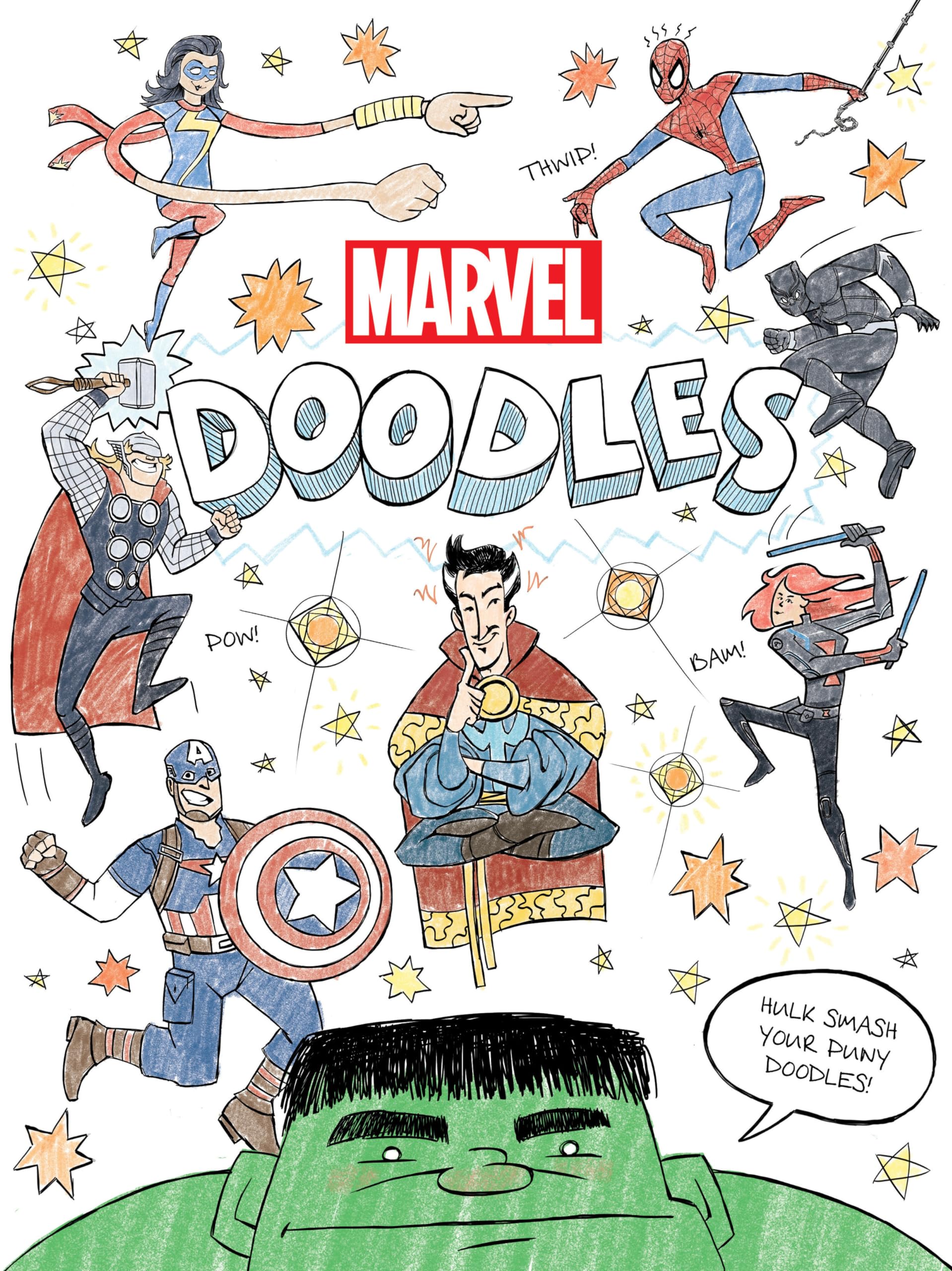 Algopix Similar Product 9 - Marvel: Doodles (Doodle Book)