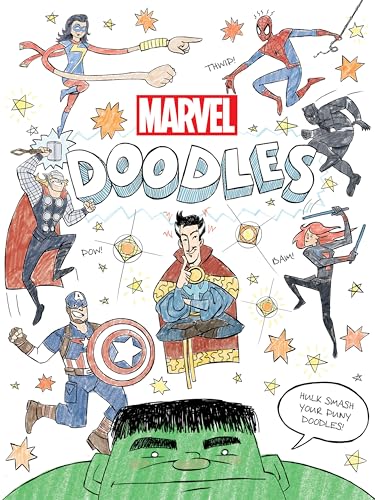 Algopix Similar Product 4 - Marvel: Doodles (Doodle Book)