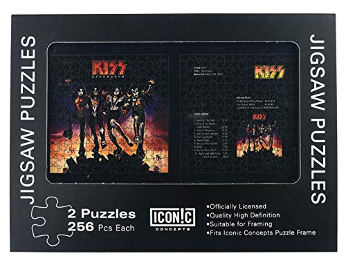 Algopix Similar Product 13 - Kiss Licensed Double Jigsaw Puzzle Set
