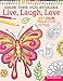 Algopix Similar Product 4 - Color Your Own Stickers Live Laugh