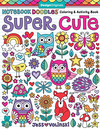 Algopix Similar Product 5 - Notebook Doodles Super Cute Coloring