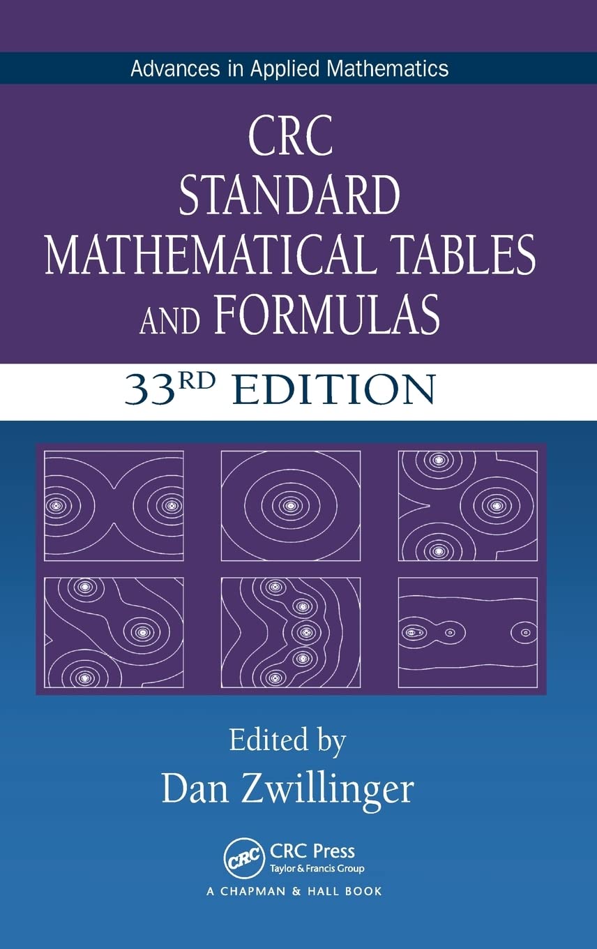 Algopix Similar Product 8 - CRC Standard Mathematical Tables and