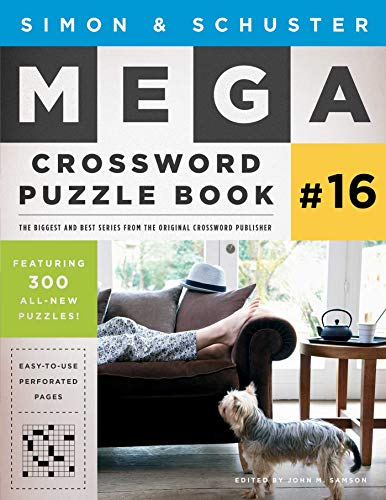 Algopix Similar Product 3 - Simon  Schuster Mega Crossword Puzzle