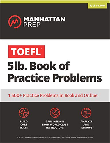 Algopix Similar Product 8 - 5 lb Book of TOEFL Practice Problems