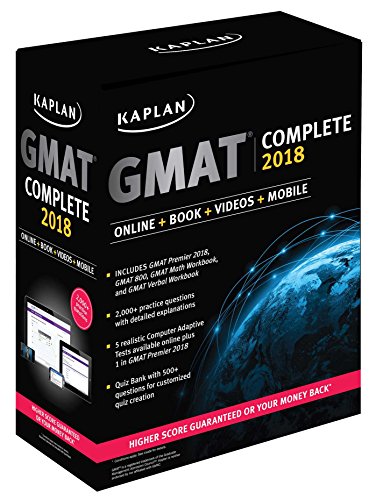 Algopix Similar Product 3 - GMAT Complete 2018 The Ultimate in