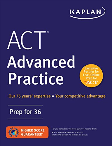 Algopix Similar Product 7 - ACT Advanced Practice Prep for 36