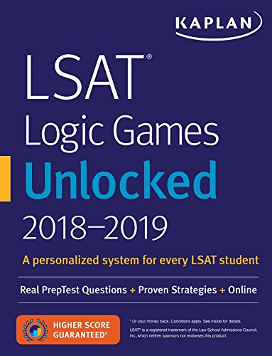 Algopix Similar Product 4 - LSAT Logic Games Unlocked 20182019