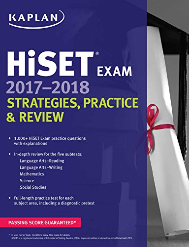 Algopix Similar Product 18 - HiSET Exam 20172018 Strategies