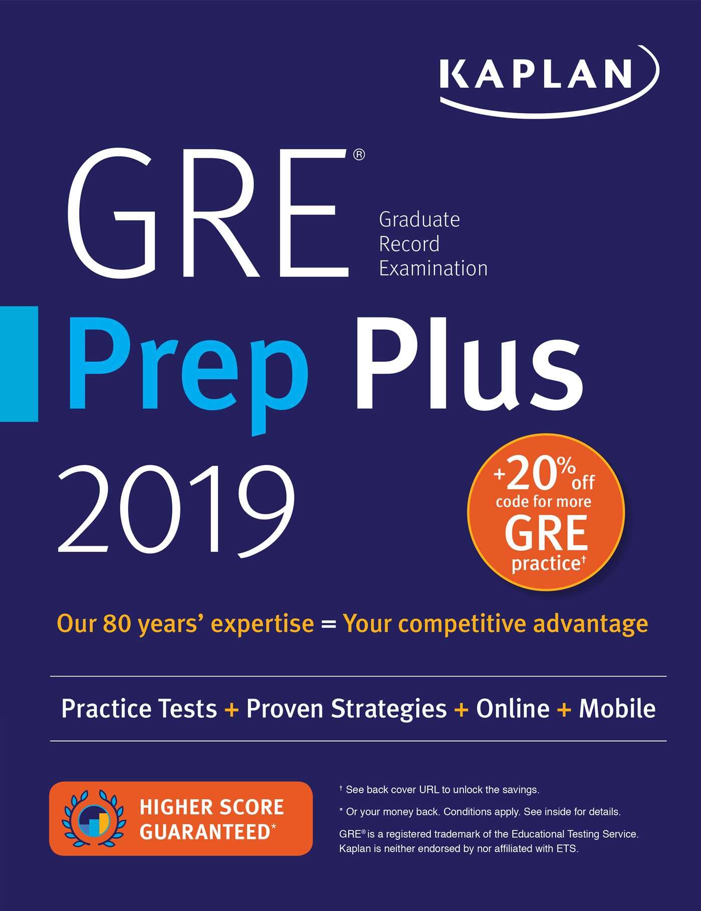 Algopix Similar Product 16 - GRE Prep Plus 2019 Practice Tests 