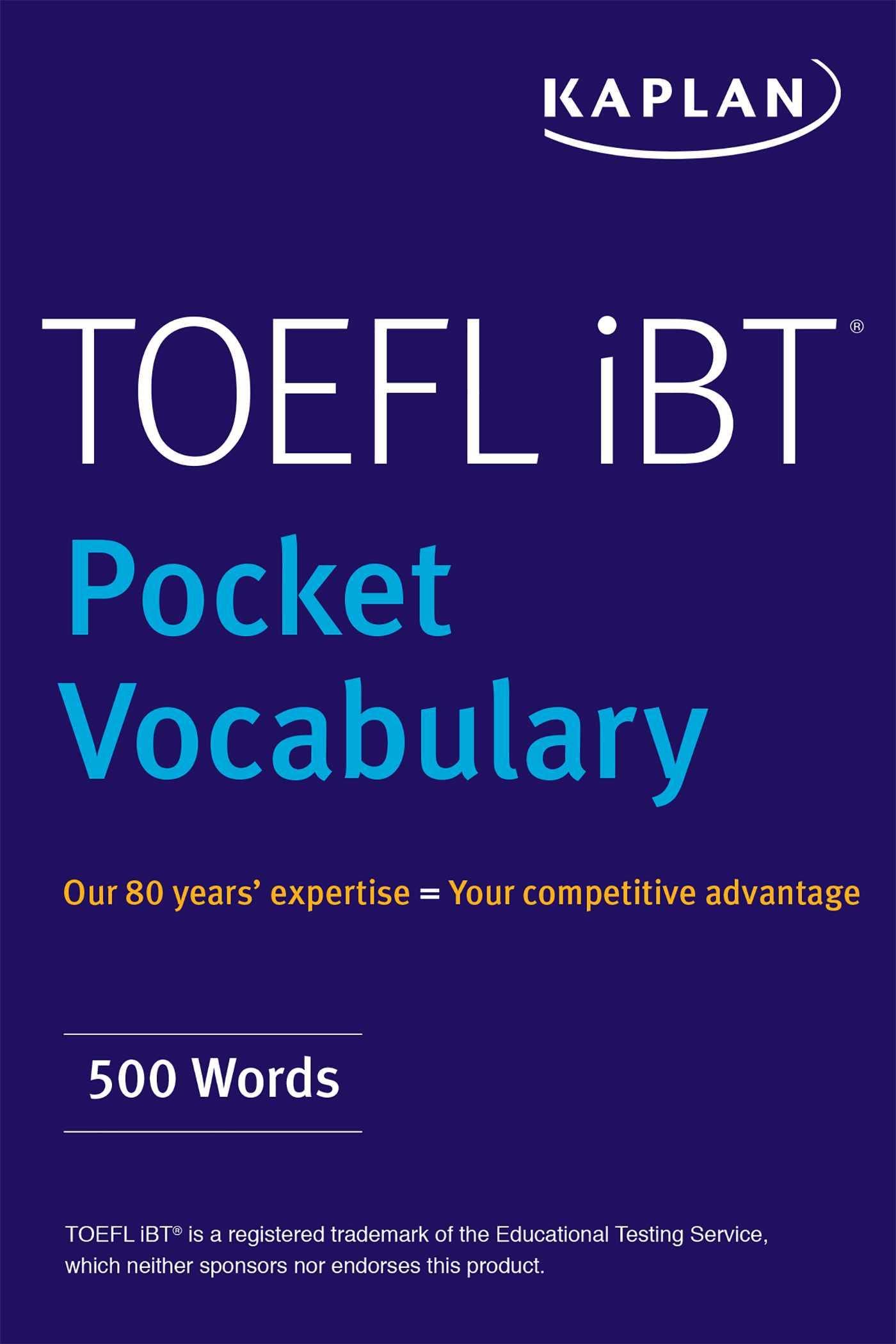 Algopix Similar Product 9 - TOEFL Pocket Vocabulary 600 Words 