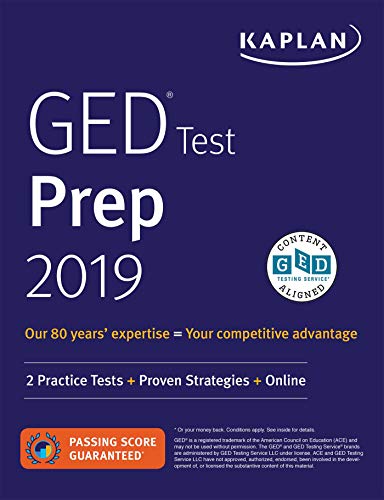 Algopix Similar Product 2 - GED Test Prep 2019 2 Practice Tests 